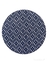 Capa de Sousplat Azul Marinho com Geometria