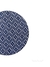 Capa de Sousplat Azul Marinho com Geometria - comprar online