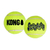 Brinquedo Bola Tênis Apito Cães Kong Squeakair Tennis Ball Grande Pack com 2 - comprar online