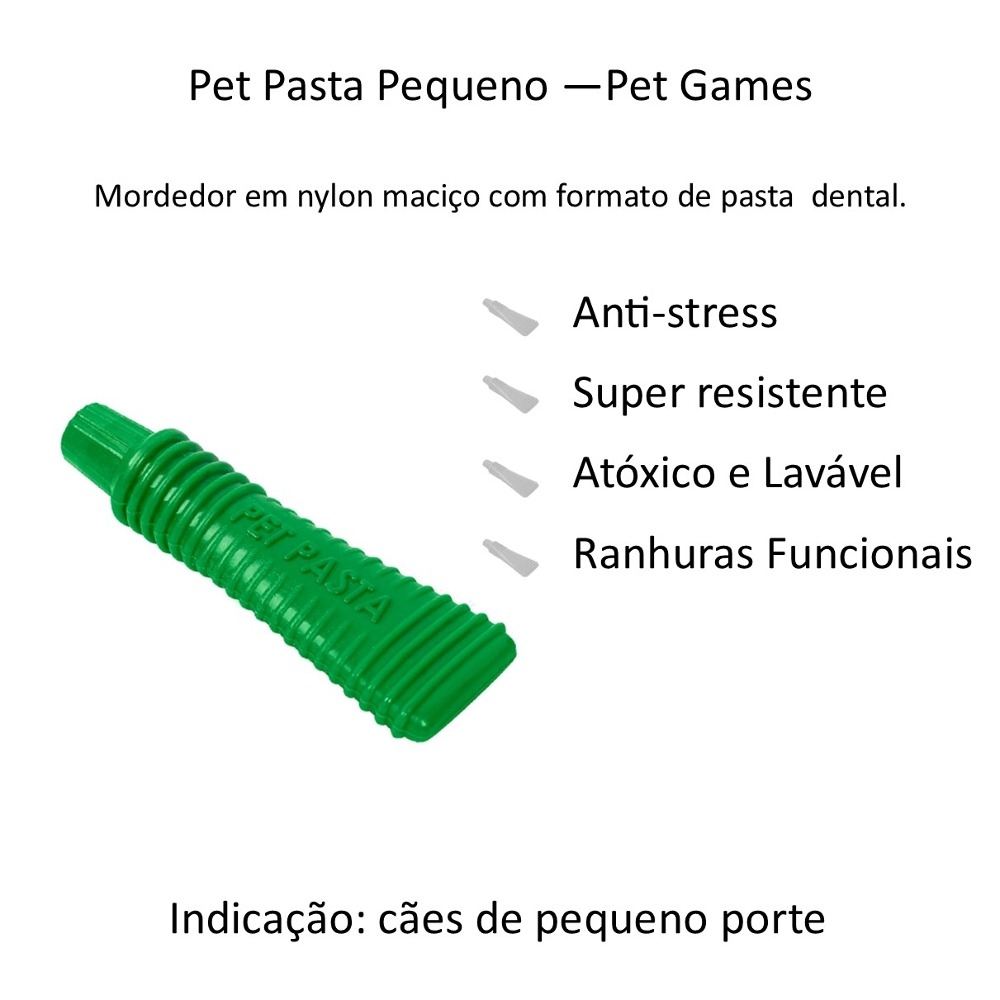 Mordedor 4 Dogs Nylon Pet Games - P - Vermelho, Rói, Brinca e Limpa os  Dentes