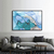 Quadro Decorativo Abstrato H1 Azul - comprar online