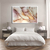 Quadro Decorativo Abstrato H3 Tons Rose e Marrom - AND Decora