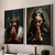 Quadro Decorativo Abstrato Jesus e Maria na internet