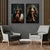 Quadro Decorativo Abstrato Jesus e Maria - comprar online