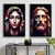 Quadro Decorativo Jesus e Maria Estilo Abstrato - comprar online