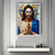 Quadro Decorativo Jesus Cristo Abstrato Detalhe azul na internet