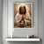 Quadro Decorativo Jesus Cristo Orando Abstrato - comprar online