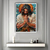 Quadro Decorativo Jesus Cristo Orando Abstrato Vitral - comprar online