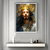 Quadro Decorativo Abstrato Jesus e a Coroa Dourada na internet