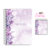 Kit Agenda Pautada+Anotações Floral Lilás