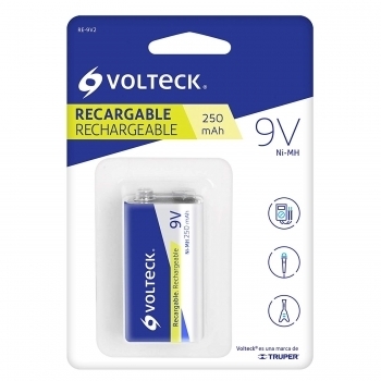 Pila AAA Recargable de uso general 600 mAh RE-AAA2 Volteck (4 por paquete), Materiales De Construcción