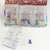 Apliques ositos glitter kawaii x6 + organizador