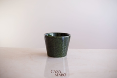 CACHEPOT FIORI ABERTO VERDE COBRE (G) - comprar online