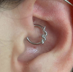 Piercing daith/ aço - comprar online