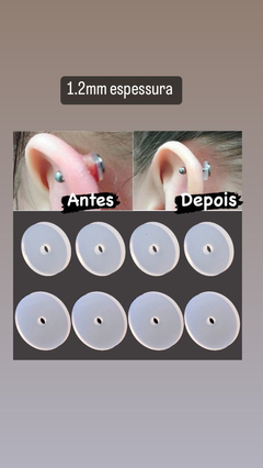 Discos de silicone (par) 1.2mm - comprar online