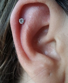 Piercing micro reto/ aço