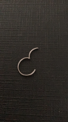 Argola daith/ aço natural - Divina Isa Piercing