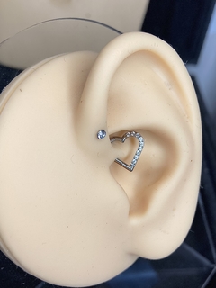 Daith/titânio/8mm/direito - loja online