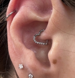 Daith/titânio/8mm/direito na internet