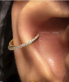 Segmento/ conch/ titânio pvd/ 10mm