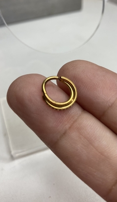 Segmento/ Titânio gold/ duplo/ 8mm - loja online