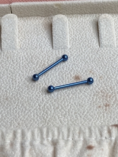 Titânio/Mamilo/ blue/ par/1.2mm