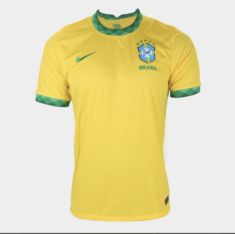 Camisa Brasil Escudo Amarela - FutFanatics