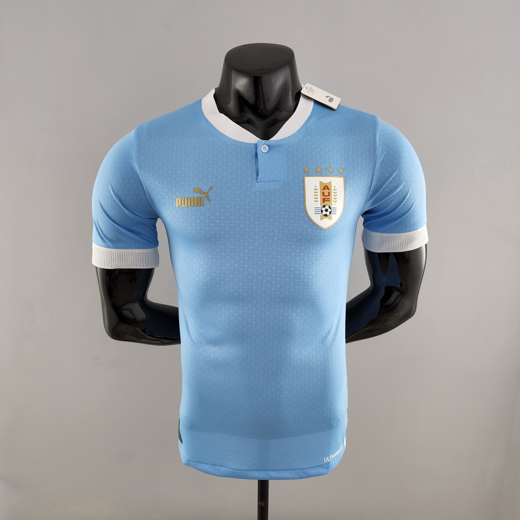 Camiseta Puma Uruguay 2022 2023 azul celeste