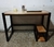 escritorio hierro y madera