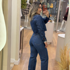 Wide Leg Jeans Escura Molly na internet