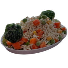 Arroz con vegetales