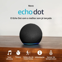 Alexa - Novo Echo Dot 5ª geração | O Echo Dot com o melhor som já lançado | Cor Preta - comprar online