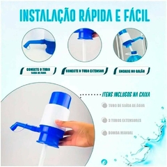 Bomba De Água Manual Para Galão 10/ 20 Litros Plástico U / UNICA - comprar online