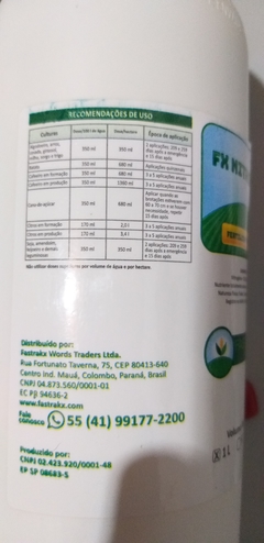 Promoção até findar estoque - Ureia Liquida - N 32 - Nitrogênio - Fertilizante (Preço por Litro) - loja online