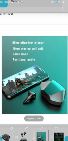 Fone de ouvido Bluetooth 5.0 gamer estéreo para jo - loja online