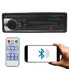 Rádio Veicular Com Bluetooth, Controle Remoto, Reprodutor Multimídia, MP3, FM, USB, TF, Mod. 10288 - comprar online
