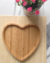 Bandeja de Bambu Heart 17 cm