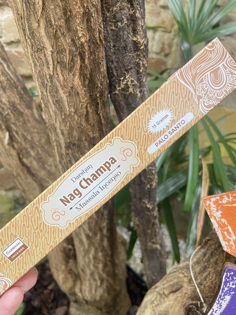 Incenso de Massala Nag Champa Palo Santo