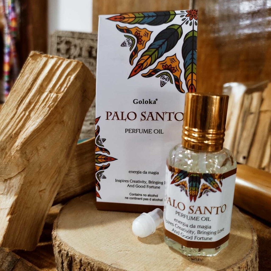 Óleo Perfumado Indiano Goloka Palo Santo