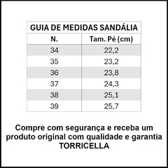 Sandália Feminina Azul TORRICELLA - 104G