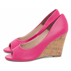 Anabela Plataforma Cunha Feminina Pink TORRICELLA - 105H - comprar online