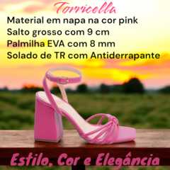 Sandália Feminina Pink TORRICELLA - 104J - comprar online