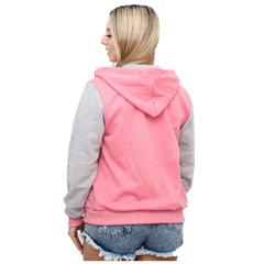 Jaqueta college hot sale feminina rosa