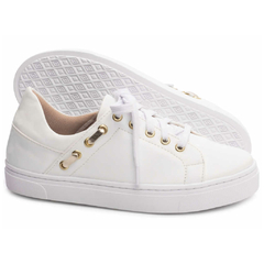 Tênis Feminino Branco TORRICELLA - 5000-59B - Lu.com Variedades