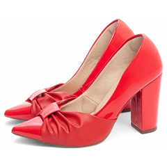 Sapato Scarpin Verniz/Napa Vermelho TORRICELLA - 65-10B - comprar online