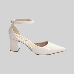 Sapato Scarpin Feminino Off White TORRICELLA - 606B