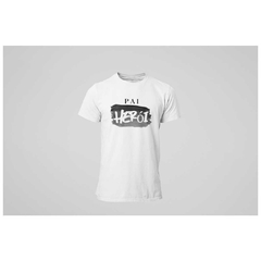 Camiseta Masculina Classic - Pai Herói - Branca - comprar online