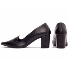 Sapato Scarpin Sleep Mocassim Preto TORRICELLA - 681A - Lu.com Variedades