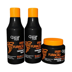 Kit SOS Furacão Carvão Ativao e Creatina 3 Passos - Qatar Hair