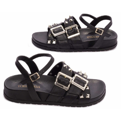 Sandália Papete Birken com Apliques TORRICELLA - 800-824A - Lu.com Variedades